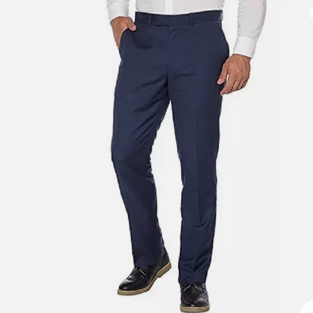 Kenneth Cole New York Men's Wool Blend Dress Pants, Size 30W/ 32L